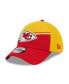 Фото #3 товара Men's Gold, Red Kansas City Chiefs 2023 Sideline 39THIRTY Flex Hat