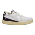 Фото #1 товара Diadora Mi Basket Row Cut Glitter Dirty Lace Up Womens White Sneakers Casual Sh