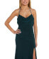 Juniors' Embellished-Strap Jersey Gown