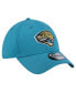 Фото #3 товара Men's Teal Jacksonville Jaguars Throwback Logo Standard 39THIRTY Flex Hat