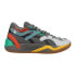 Фото #1 товара Puma Trc Blaze Court Block Party Basketball Mens Grey Sneakers Athletic Shoes 3