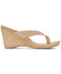 Фото #2 товара Women's Chicklet Wedge Thong Sandals, Created for Macy's