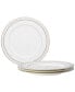 Фото #2 товара Montvale Platinum Set of 4 Dinner Plates, Service For 4