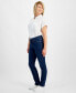 Фото #3 товара Petite Mid Rise Slim Leg Jeans, Created for Macy's