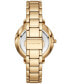 Women's Pyper Three-Hand Gold-Tone Bracelet Watch 38mm