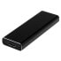 StarTech.com M.2 SSD Enclosure for M.2 SATA SSDs - USB 3.0 (5Gbps) with UASP - SSD enclosure - M.2 - M.2 - 6 Gbit/s - USB connectivity - Black