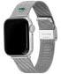 ფოტო #2 პროდუქტის Unisex Stainless Steel Mesh Apple Strap