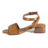 Фото #3 товара Diba True Kea Lah Ankle Strap Block Heels Womens Brown Casual Sandals 30620-213