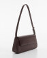 Фото #7 товара Women's Patent Leather Effect Flap Bag