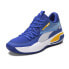 Фото #4 товара Puma Court Rider Basketball Mens Blue Sneakers Athletic Shoes 19506401
