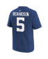 ფოტო #4 პროდუქტის Big Boys Anthony Richardson Royal Indianapolis Colts 2023 NFL Draft First Round Pick Player Name and Number T-shirt
