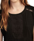 ფოტო #4 პროდუქტის Women's Embroidered Peplum Tee