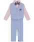 ფოტო #1 პროდუქტის Baby Boys Oxford Vest Set