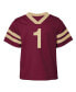 ფოტო #2 პროდუქტის Toddler Boys and Girls Garnet Florida State Seminoles Two-Piece Red Zone Jersey and Pants Set