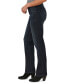 Petite "Ab"solution Straight-Leg Jeans dark indig, 12p - фото #3