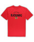 ფოტო #3 პროდუქტის Men's Chicago Blackhawks Red, Heather Gray Big and Tall T-shirt and Pants Lounge Set