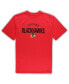 Men's Chicago Blackhawks Red, Heather Gray Big and Tall T-shirt and Pants Lounge Set