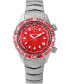 ფოტო #1 პროდუქტის Women's Marina Diver's Multifunctional Titanium Bracelet Watch 40mm