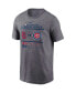 ფოტო #3 პროდუქტის Men's Heather Charcoal 2023 MLB World Tour: London Series Chicago Cubs vs St. Louis Cardinals Matchup T-shirt