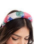 Vero Moda headband in bright watercolour print Dutch Canal Asta-Muster - фото #3