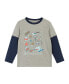 ფოტო #3 პროდუქტის Big Boys Toddler/Child Camping Long Sleeve Two-Fer Tee Set