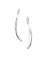 ფოტო #2 პროდუქტის Women's Kariana Silver Stainless Steel Earrings