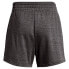 UNDER ARMOUR Rival Terry 4in Shorts Castlerock Full Heather / Black, M - фото #5