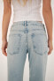 TRF STRAIGHT LOW-RISE CROPPED JEANS