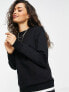 ASOS DESIGN Petite ultimate sweatshirt in black