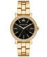 ფოტო #1 პროდუქტის Women's Corey Three-Hand Gold-Tone Alloy Watch 38mm