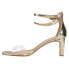 Фото #3 товара Chinese Laundry Yara Clear Metallic Ankle Strap Womens Clear, Gold Dress Sandal