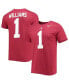 Фото #1 товара Men's Jameson Williams Crimson Alabama Crimson Tide 2022 NFL Draft Name and Number T-shirt
