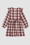 Фото #7 товара Платье Defacto Kız Çocuk Flannel Square