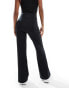 Фото #2 товара ASOS 4505 Icon soft touch wide leg dance pant in black