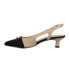 Фото #3 товара VANELi Tady Pointed Toe Slingback Pumps Womens Beige, Black Dress Casual TADY-31