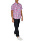 Фото #3 товара Men's Regular-Fit Non-Iron Performance Stretch Blurred Floral Button-Down Shirt