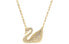 Фото #1 товара Ожерелье Swarovski Crystal Gold Plated Swan Necklace 5063921