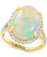 ფოტო #1 პროდუქტის EFFY® Ethiopian Opal (5-1/3 ct. t.w.) & Diamond (5/8 ct. t.w.) Ring in 14k Yellow Gold