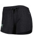 Women's Heather Black Michigan State Spartans Simone Core Shorts