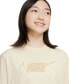 ფოტო #3 პროდუქტის Sportswear Girls Cotton Boxy T-shirt