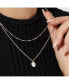 ფოტო #4 პროდუქტის Coin Necklace Set - Willow Silver