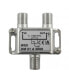 Фото #2 товара WISI 75112 - Cable splitter - Silver - A - F - 47.5 mm - 25.5 mm