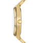 ფოტო #2 პროდუქტის Women's Scarlette Three-Hand Date Gold-Tone Stainless Steel Watch, 38mm
