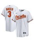 Фото #1 товара Men's Jorge Mateo White Baltimore Orioles Replica Player Jersey