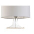 Фото #5 товара Настольная лампа Home ESPRIT Белый Коричневый Стеклянный Веревка 220 W 60 V 28 x 28 x 45 cm (2 штук)