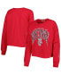 Фото #1 товара Women's Red Wisconsin Badgers Parkway II Cropped Long Sleeve T-shirt