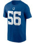 Фото #2 товара Men's Quenton Nelson Royal Indianapolis Colts Name and Number T-shirt