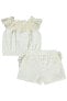 Фото #2 товара Комплект для девочек Civil Baby Топ и шорты 6-18 месяцев Бежевый