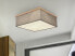 Фото #8 товара LED Deckenleuchte Holz Stoffschirm 40cm