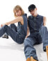 Фото #1 товара Calvin Klein Jeans sleeveless zip denim jumpsuit in grey wash - ASOS Exclusive